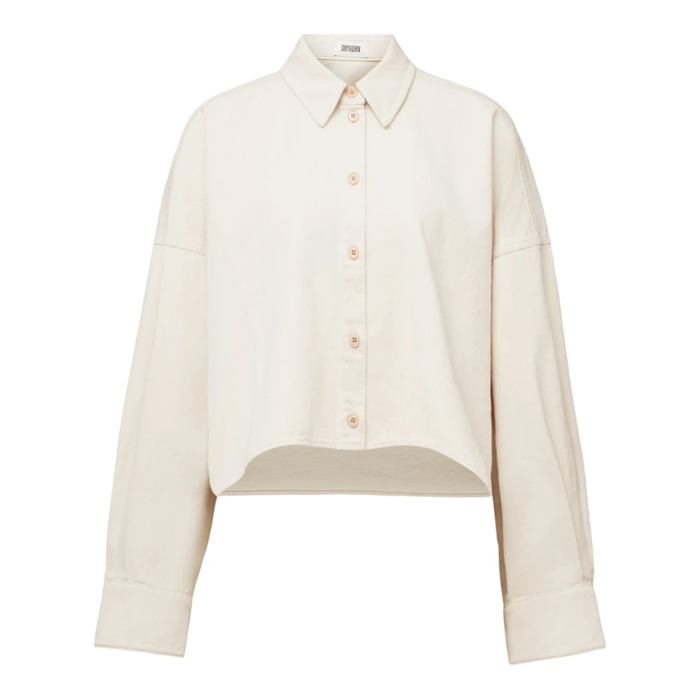 Drykorn Women's Beige Shirts, M, Oshia 10 Shirt