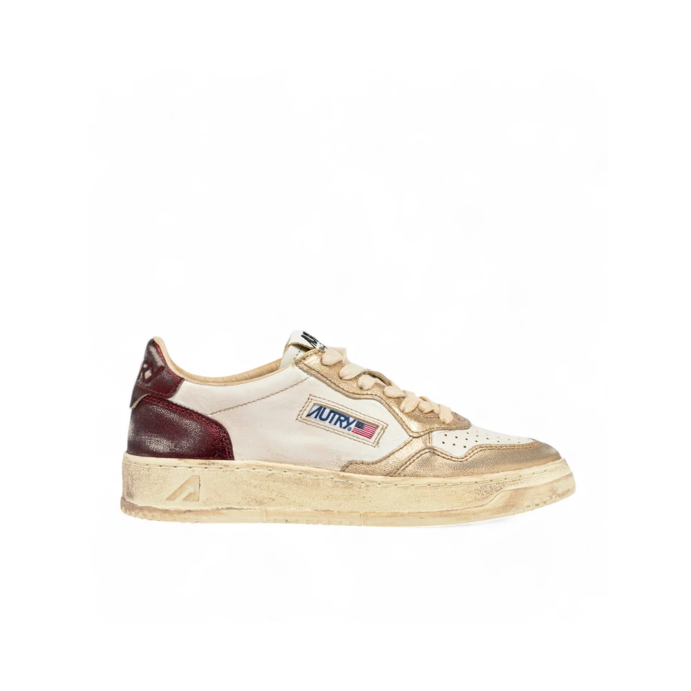Autry Unisex Multicolor Sneakers, 3 Uk, Vintage Medalist Low Top Trainers