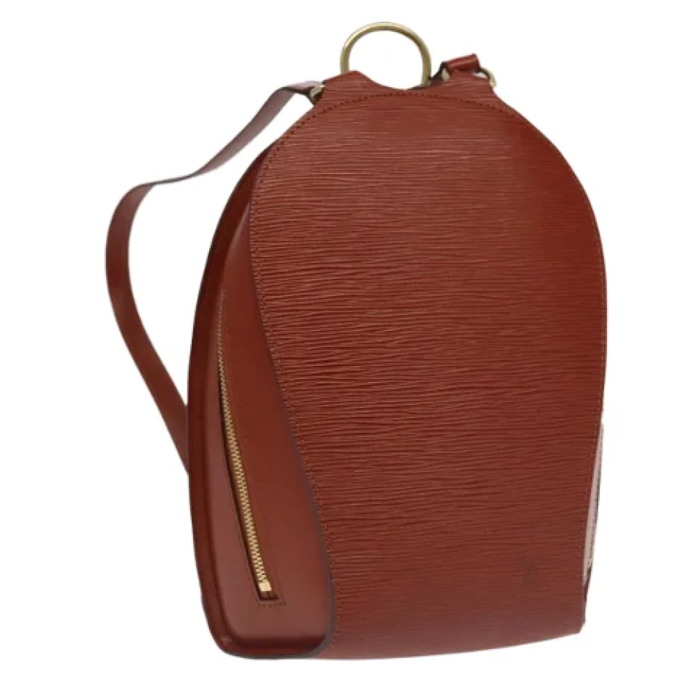 Louis Vuitton Vintage Pre-owned Leather backpacks Brown Dames