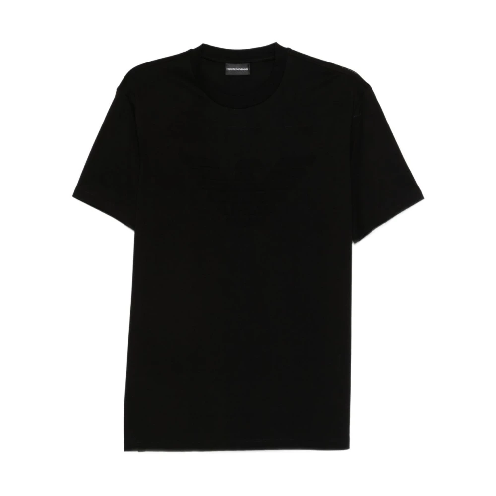 Emporio Armani Hombre Negro Camisetas, Talla: Xl