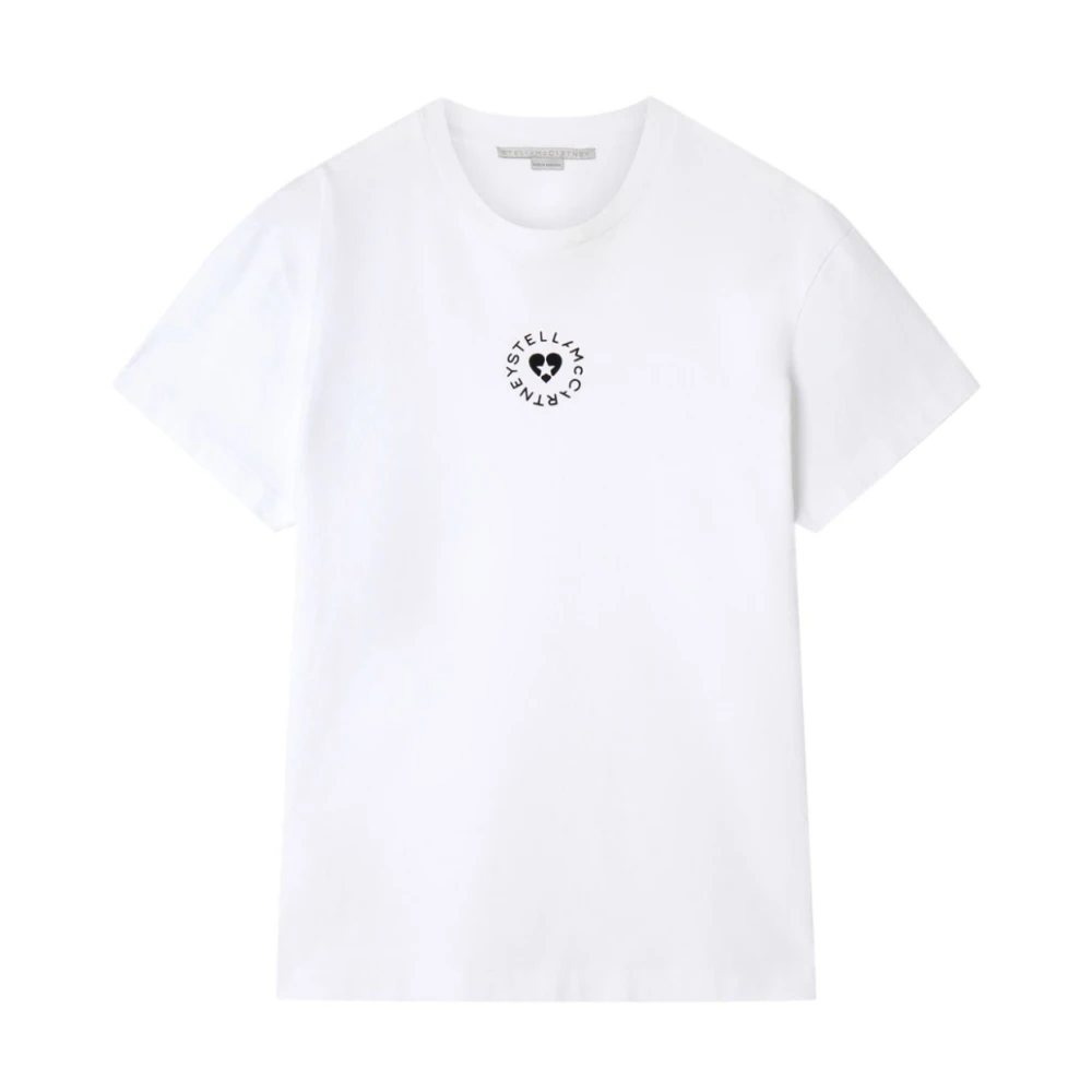 Stella Mccartney Biologisch Katoenen Witte T-shirts en Polos White Dames