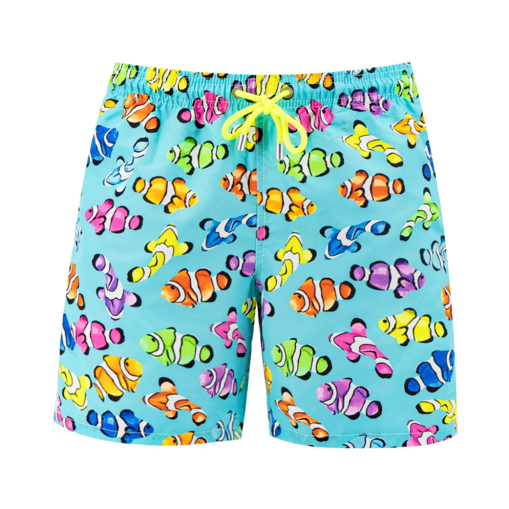 MC2 Saint Barth Zwem Boxer Shorts Lichtgewicht Stof Multicolor Heren