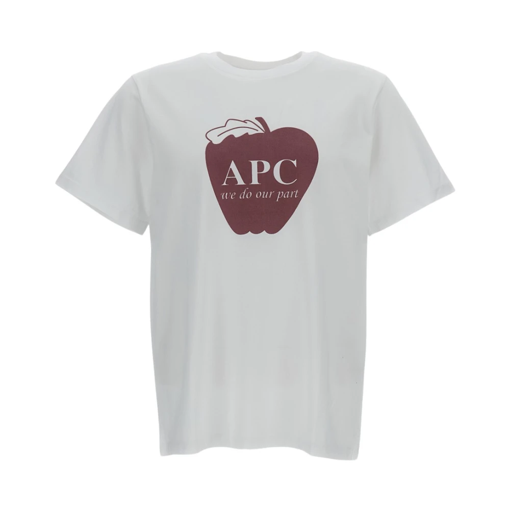 A.p.c. Uomo Bianco Top, Xl, New,