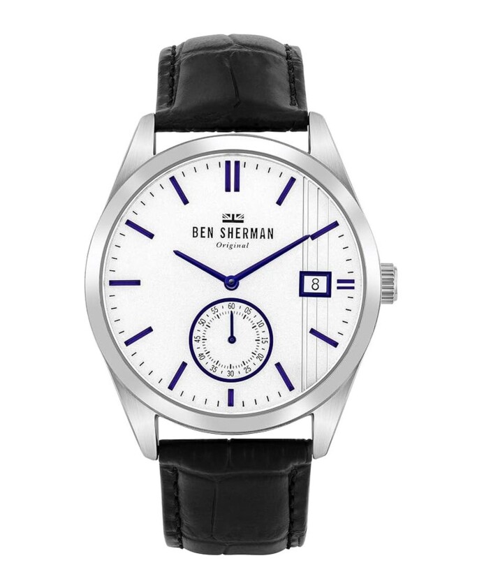 montre-analogique-a-quartz-avec-bracelet-en-cuir-gris