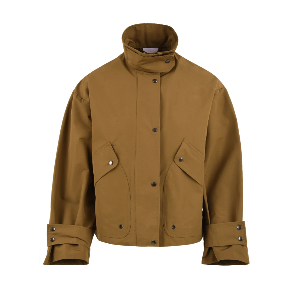 Aspesi Women's Brown Thousand Foot Jacket - Light Jackets - S - Jackets