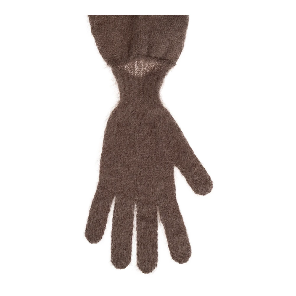 Moschino Sjaal met handschoenen Brown Dames