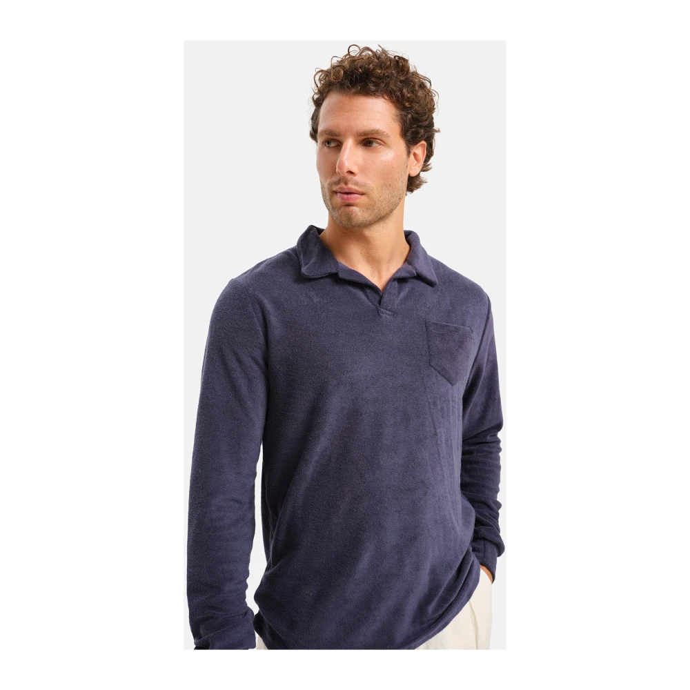 Peninsula Luxe Spons Polo Shirt Blue Heren