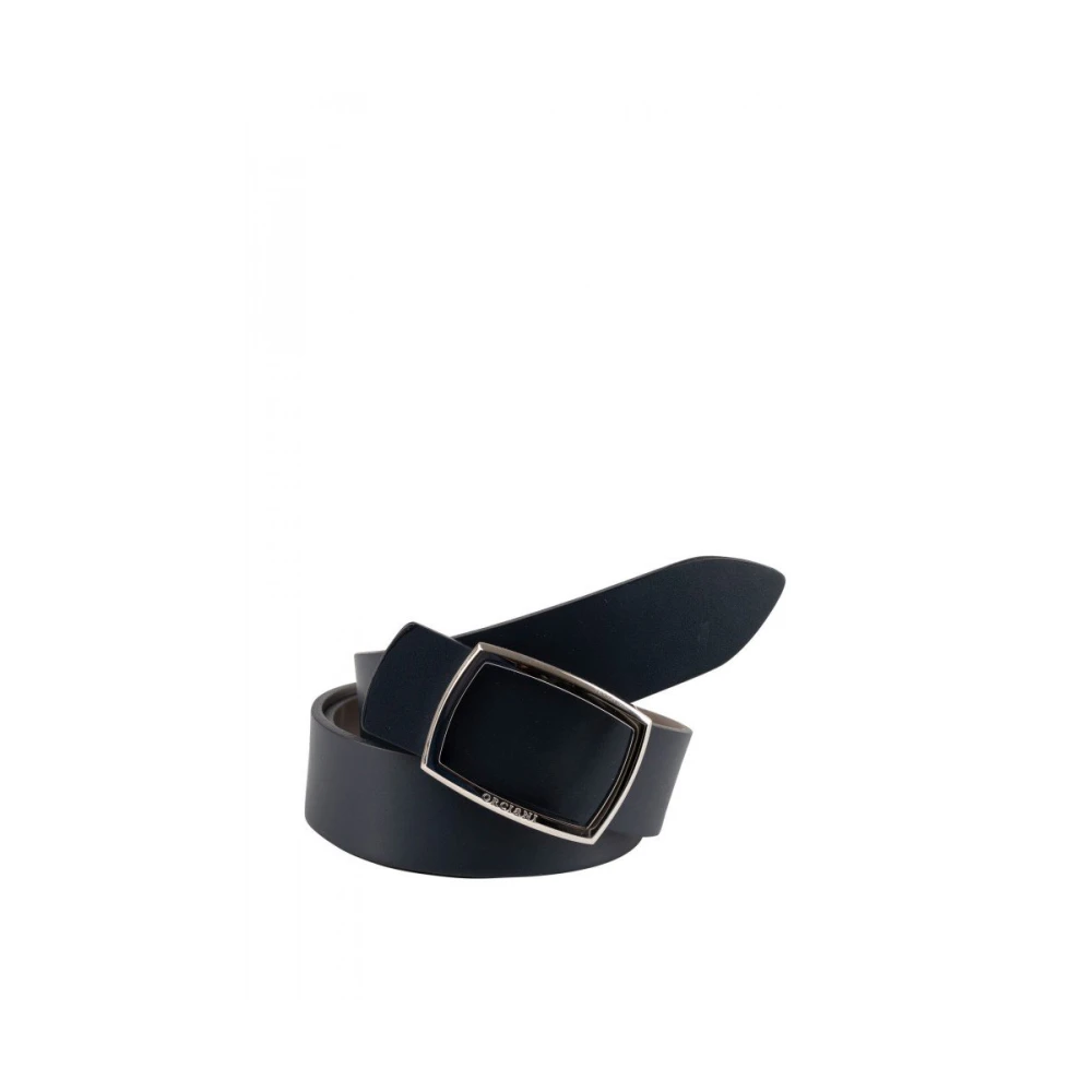 Orciani Men's Blue Belts,, Leather Belt Medium