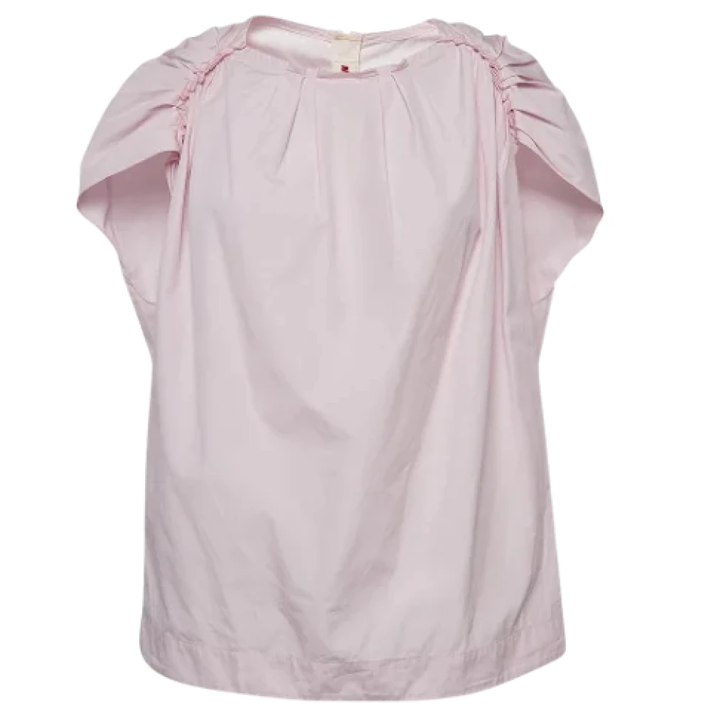Marni Pre-owned Cotton tops Pink Dames