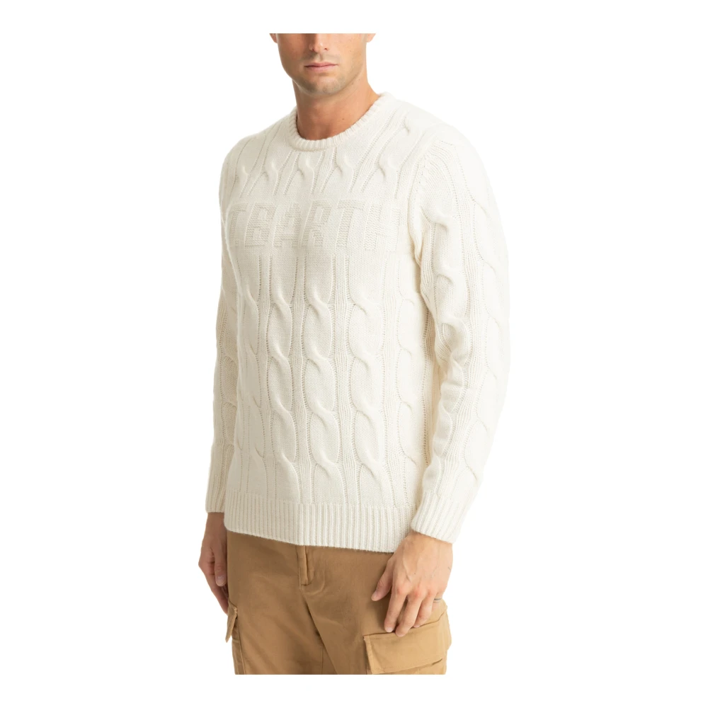 MC2 Saint Barth Effen Logo Trui White Heren