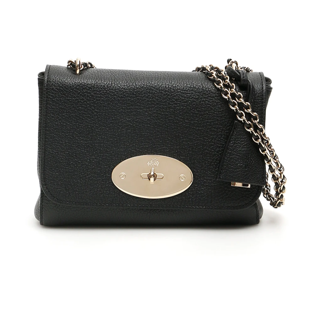 Mulberry Gevlochten Lily Schoudertas Black Dames