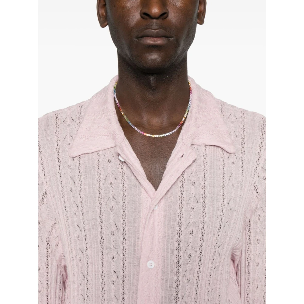 Séfr De Riku Shirt Pink Heren