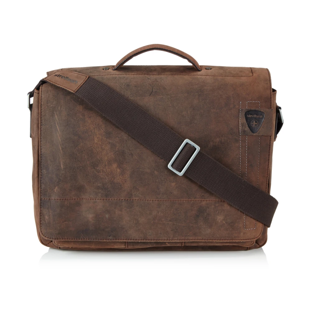 Strellson Messenger Bag BriefBag Richmond Dark Brown Heren