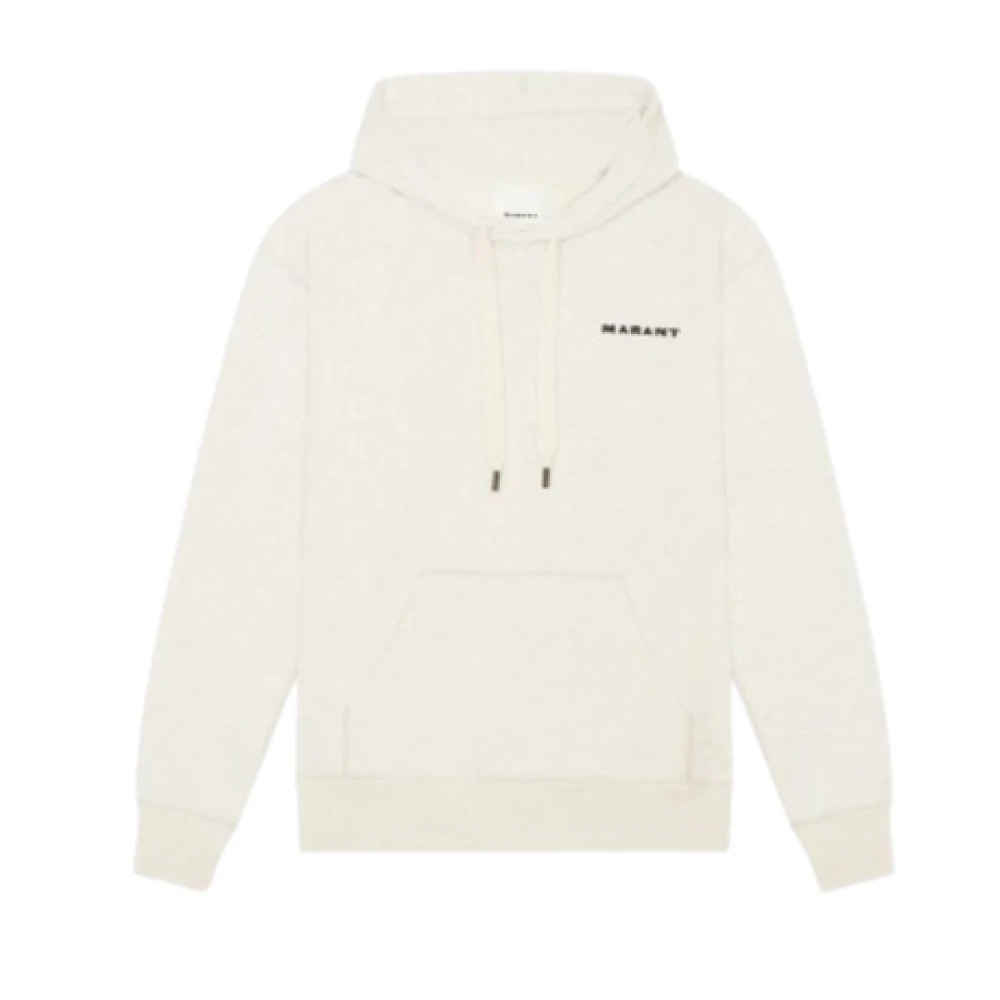 Isabel marant Biologische katoenen hoodie Beige Heren