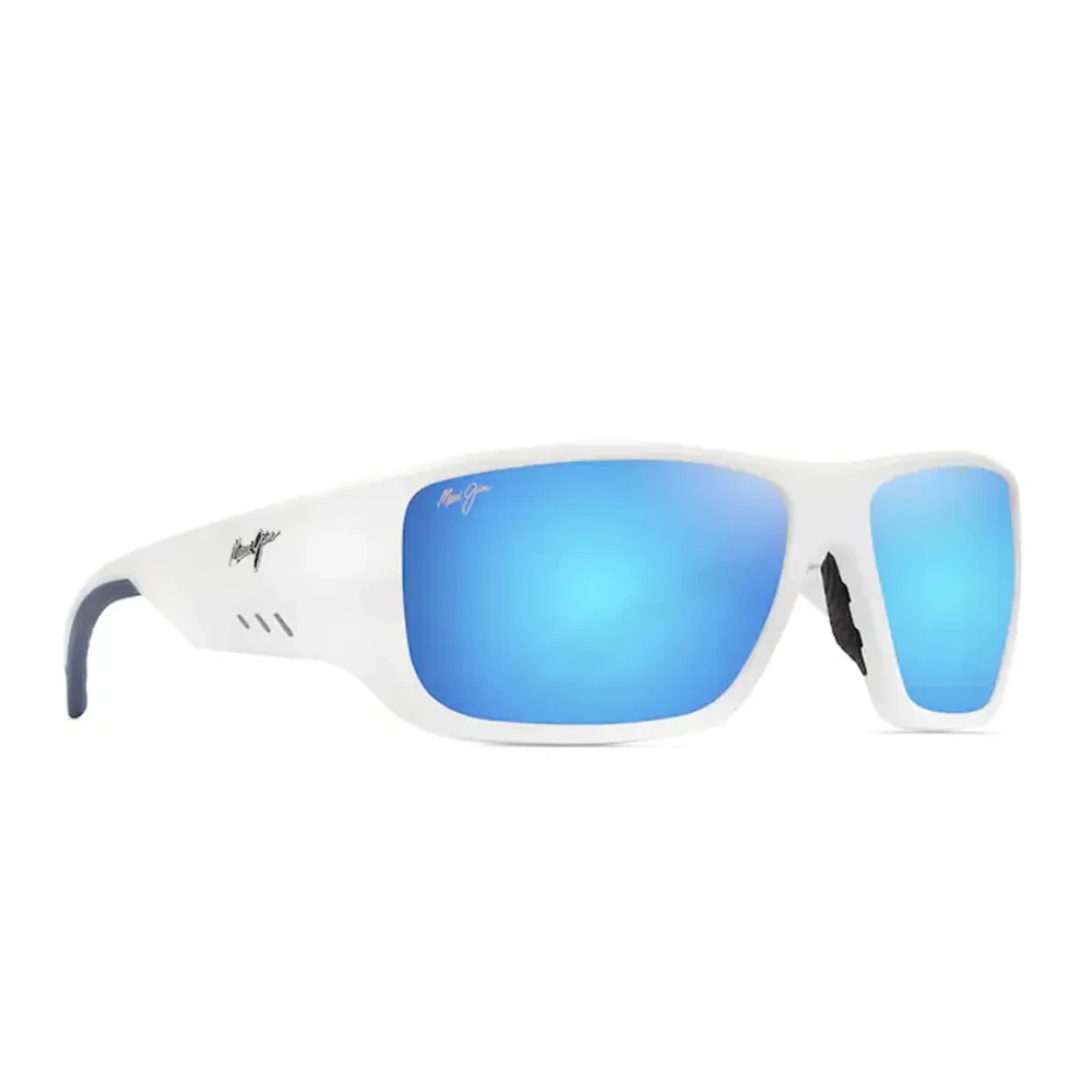 Maui Jim Unisex Blue Polarized Sunglasses With Mirrored Lenses
