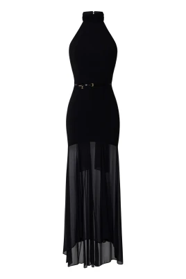 Red Carpet Halterneck Crepe Dress