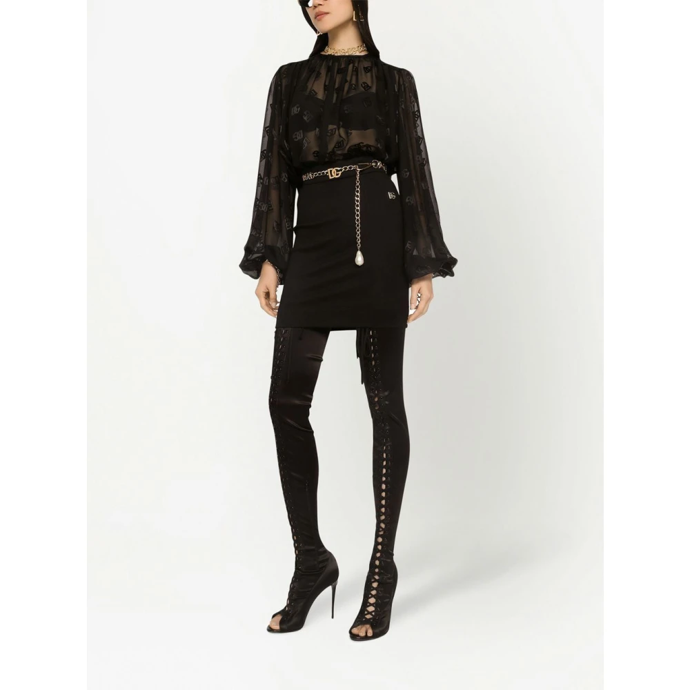 Dolce & Gabbana Upgrade Jouw Garderobe met deze Stijlvolle Blouse Black Dames