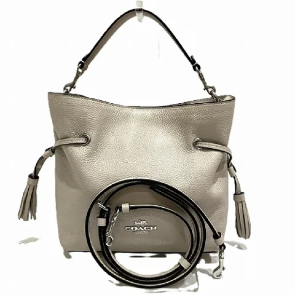 Coach Pre-owned Fabric handbags Beige Dames
