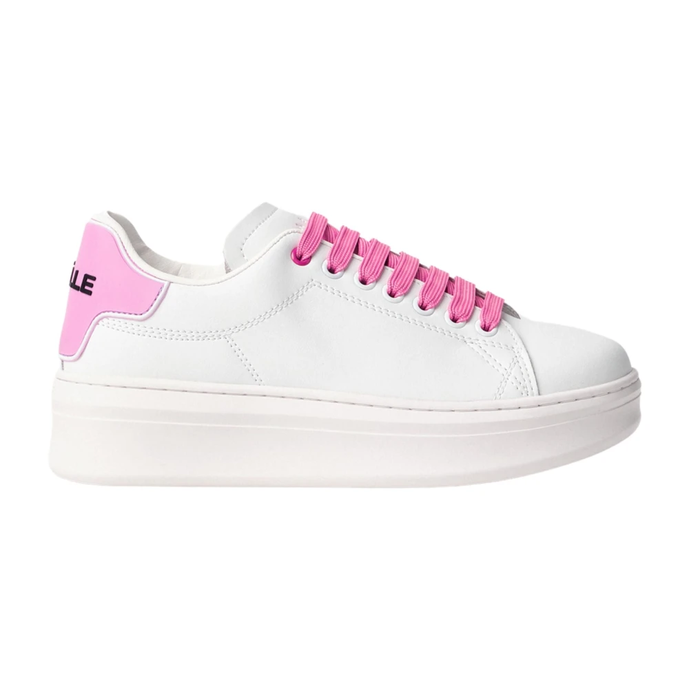Gaëlle Paris Women's White Sneakers, 5 Uk, Trainers Addict