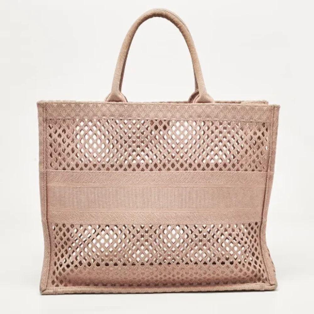 Dior Vintage Pre-owned Canvas totes Pink Dames