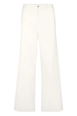 Velvet Wide-Leg Trousers