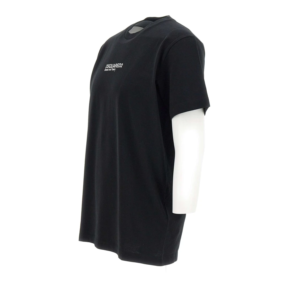 Dsquared2 Cool Fit Tee Katoenen T-shirt Zwart Black Heren