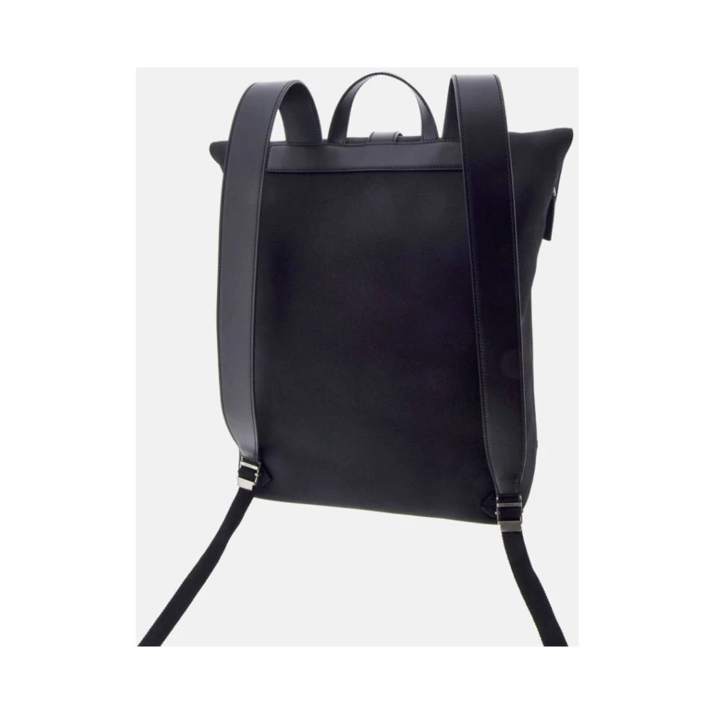 Gucci Zwarte Tribanda Rugzak met Leren Banden Black Unisex