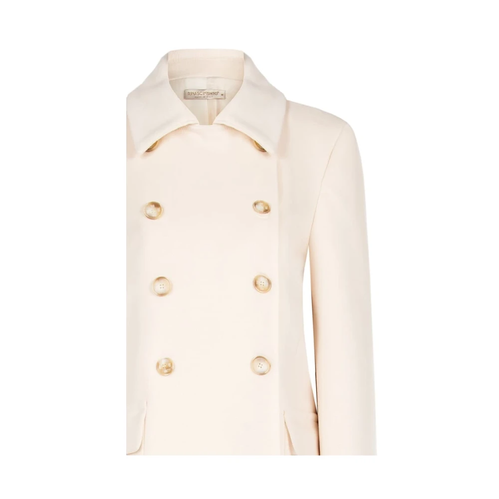 RINASCIMENTO Elegante Jas Collectie Herfst Winter Beige Dames