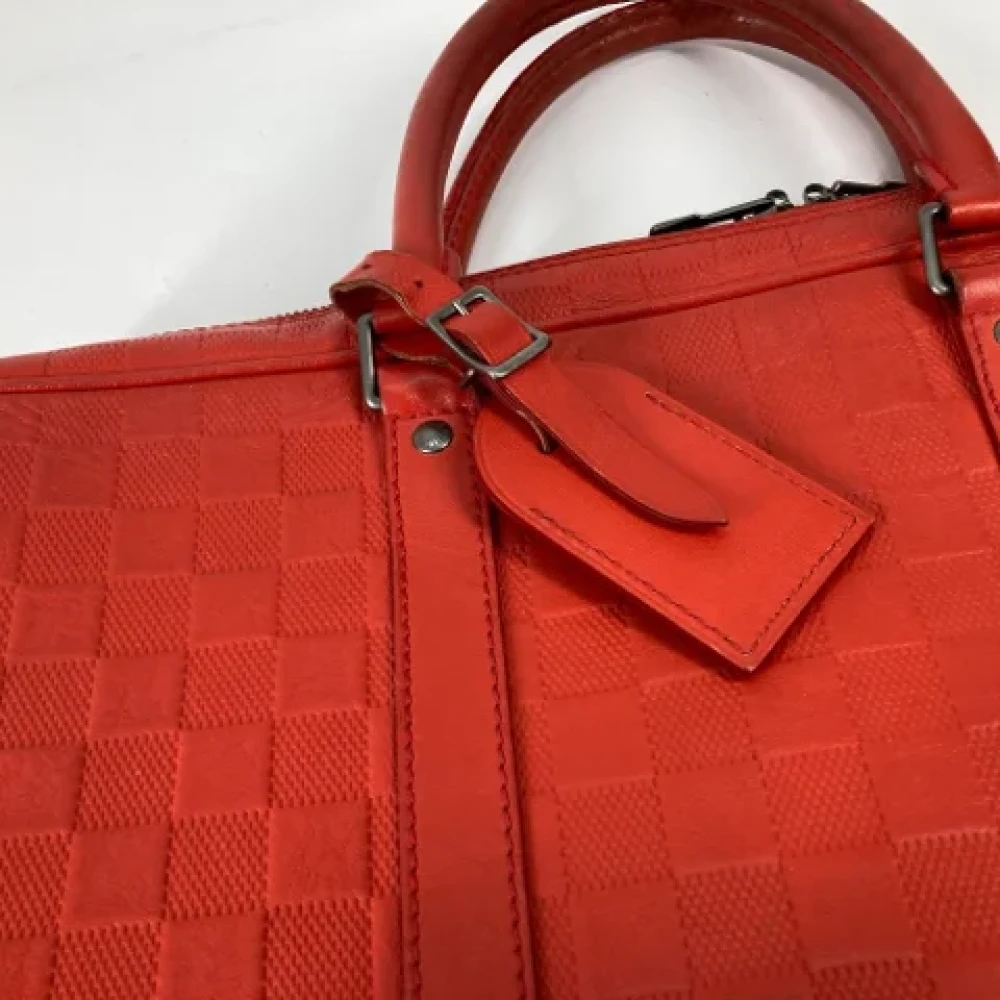 Louis Vuitton Vintage Pre-owned Fabric louis-vuitton-bags Red Heren
