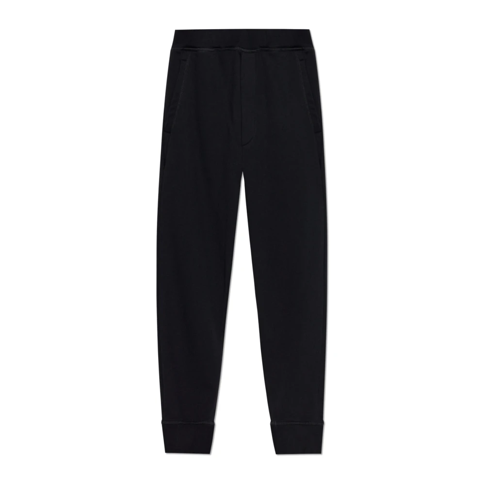 Dsquared2 Katoenen sweatpants Black Heren