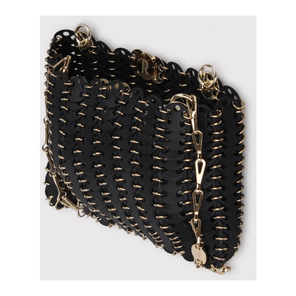 Paco Rabanne 1969 Ketting Schouder Tas Black Dames