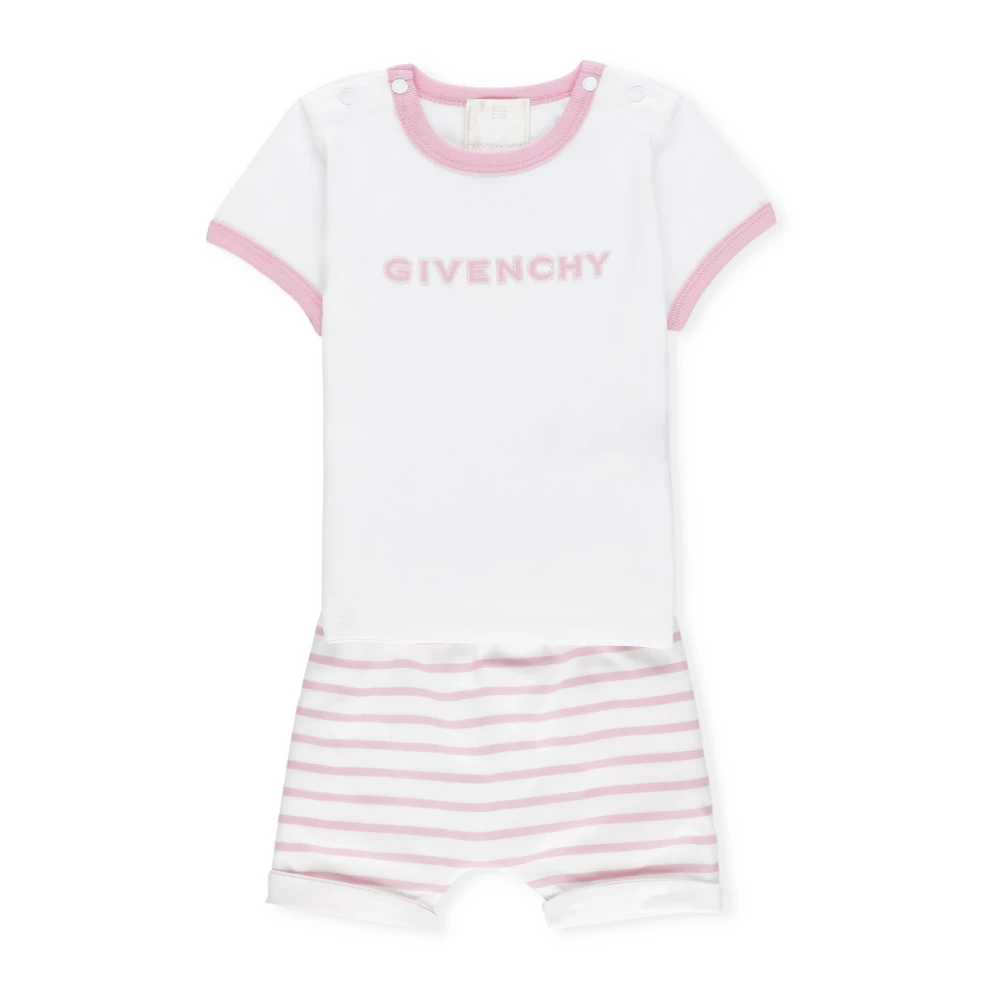 Givenchy Junior Cotton Two-Piece Set Multicolor, Flicka