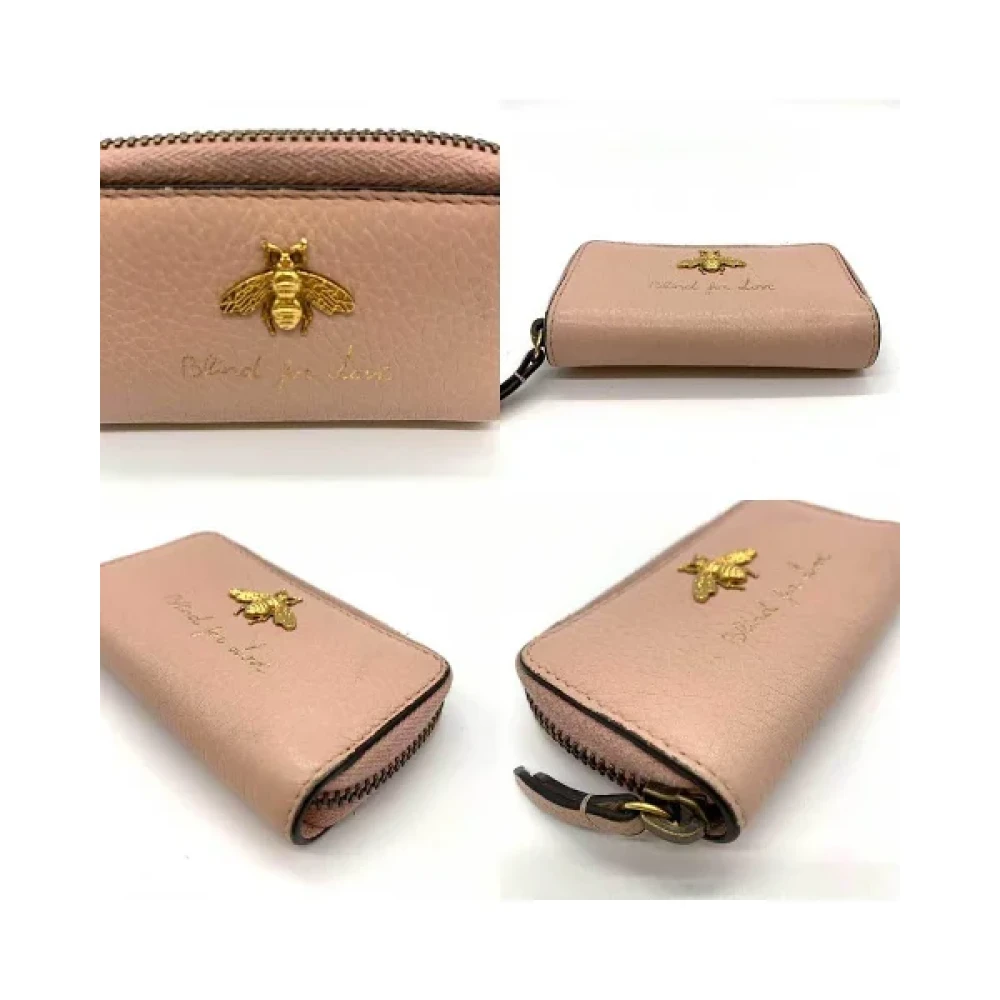 Gucci Vintage Pre-owned Leather wallets Pink Dames