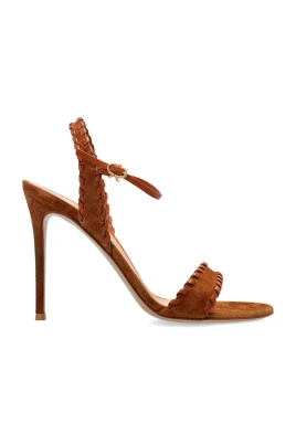 Suede Heeled Sandals