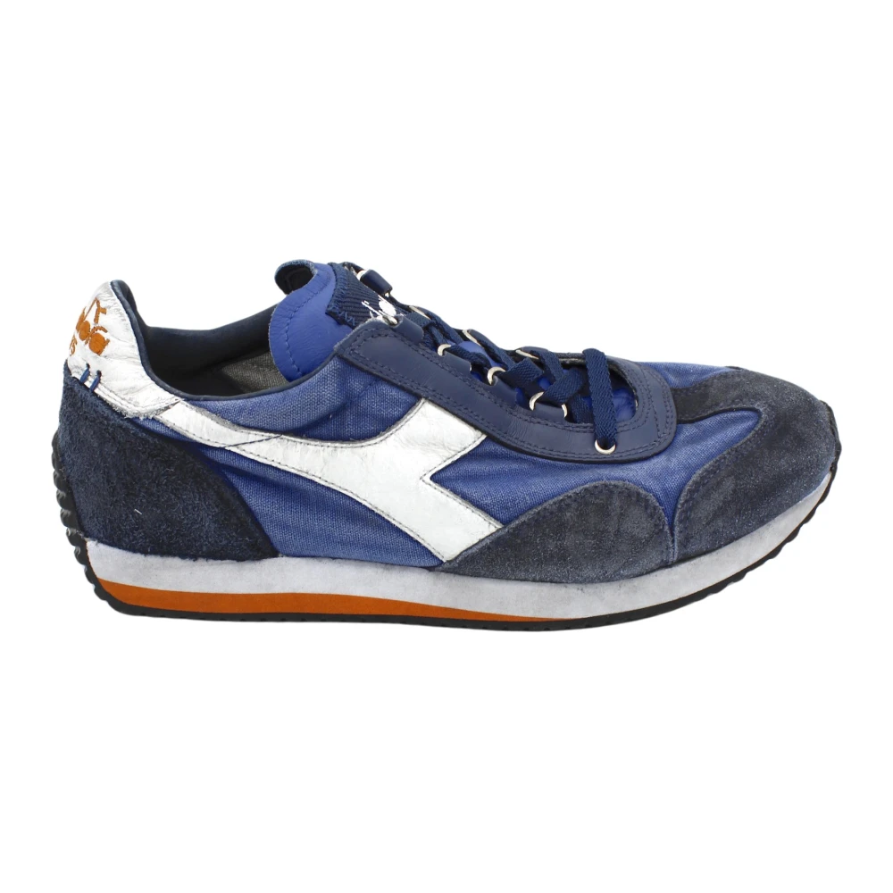 Diadora Dirty Stone Wash Heritage Sneakers Heren Schoenen Blauw
