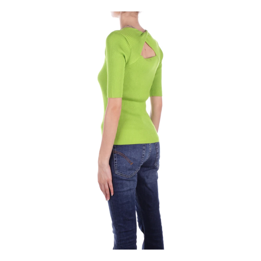 Liu Jo Groene Sweater met Cut-Out Details Green Dames