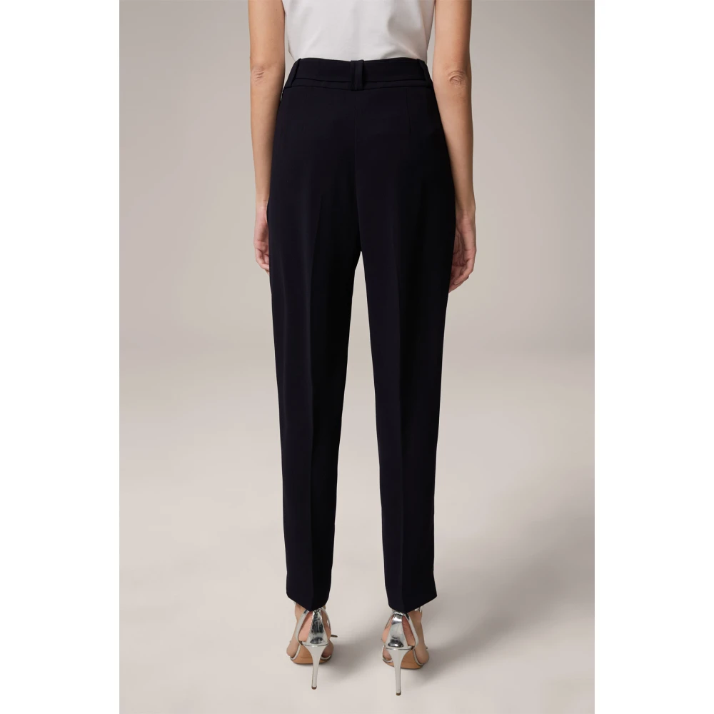 Windsor Navy Geplooide Crepe Broek Blue Dames