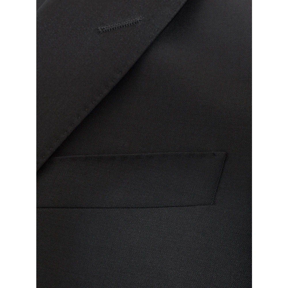 Dolce & Gabbana Prachtig Driedelig Zwart Smokingpak Black Heren