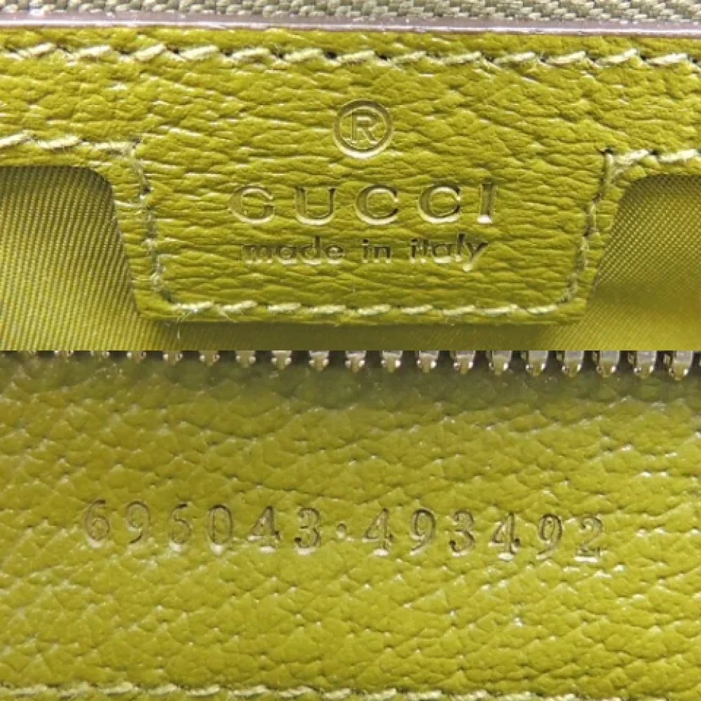 Gucci Vintage Pre-owned Fabric gucci-bags Green Dames