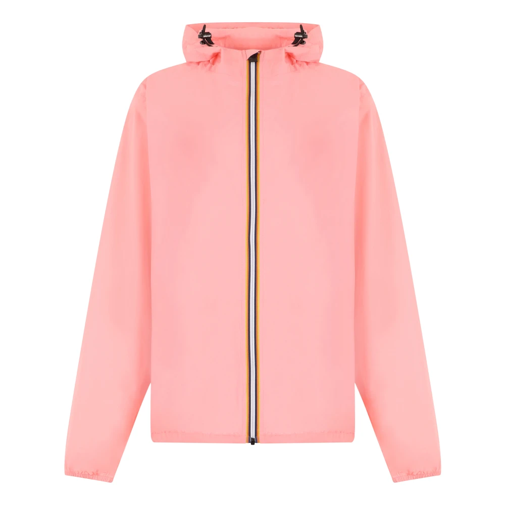 K-Way Men's Pink Le Vrai 4.0 Claude Jacket - Rain Jackets - S - Jackets