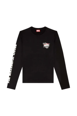 Grafiskt Tryck Rund Hals Sweatshirt