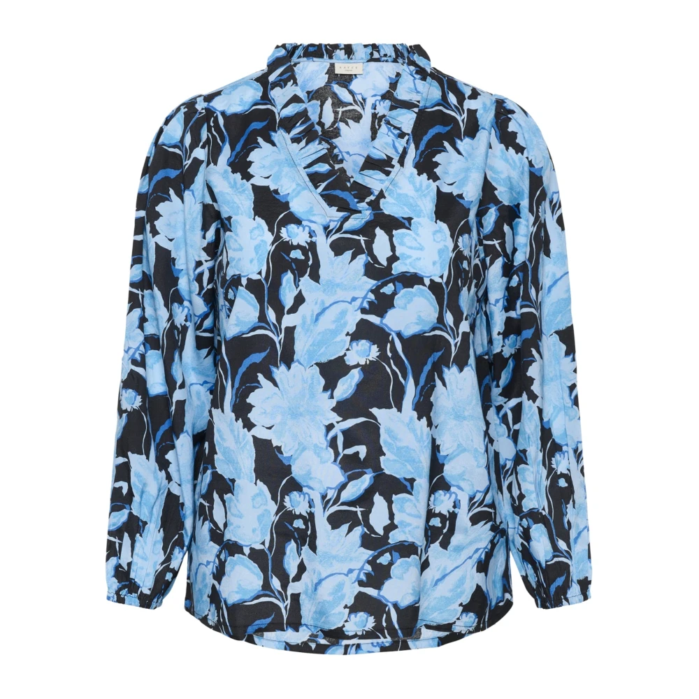 Kaffe Curve Women's Blue Blouses - Blouses - Xl - Blouses & Shirts