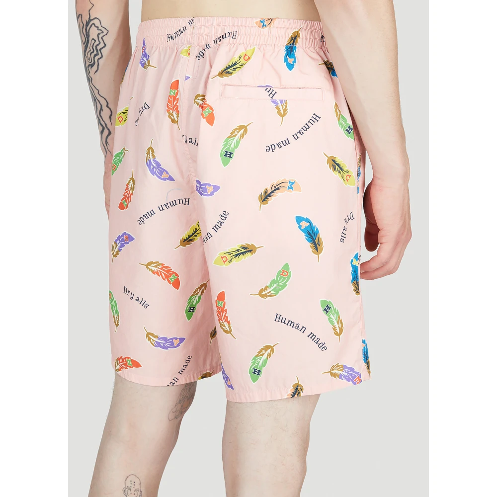 Human Made Verenprint katoenen shorts Pink Heren