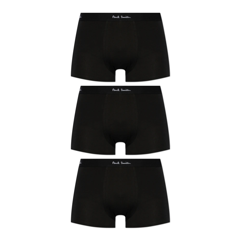 Paul Smith Driepack boxershorts Black Heren
