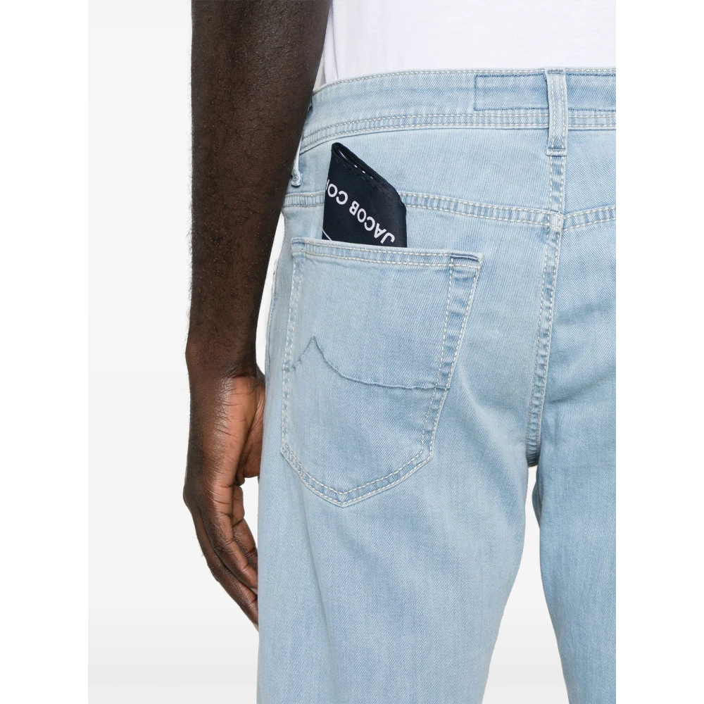 Jacob Cohën Bard Jeans met Japans stof Blue Heren