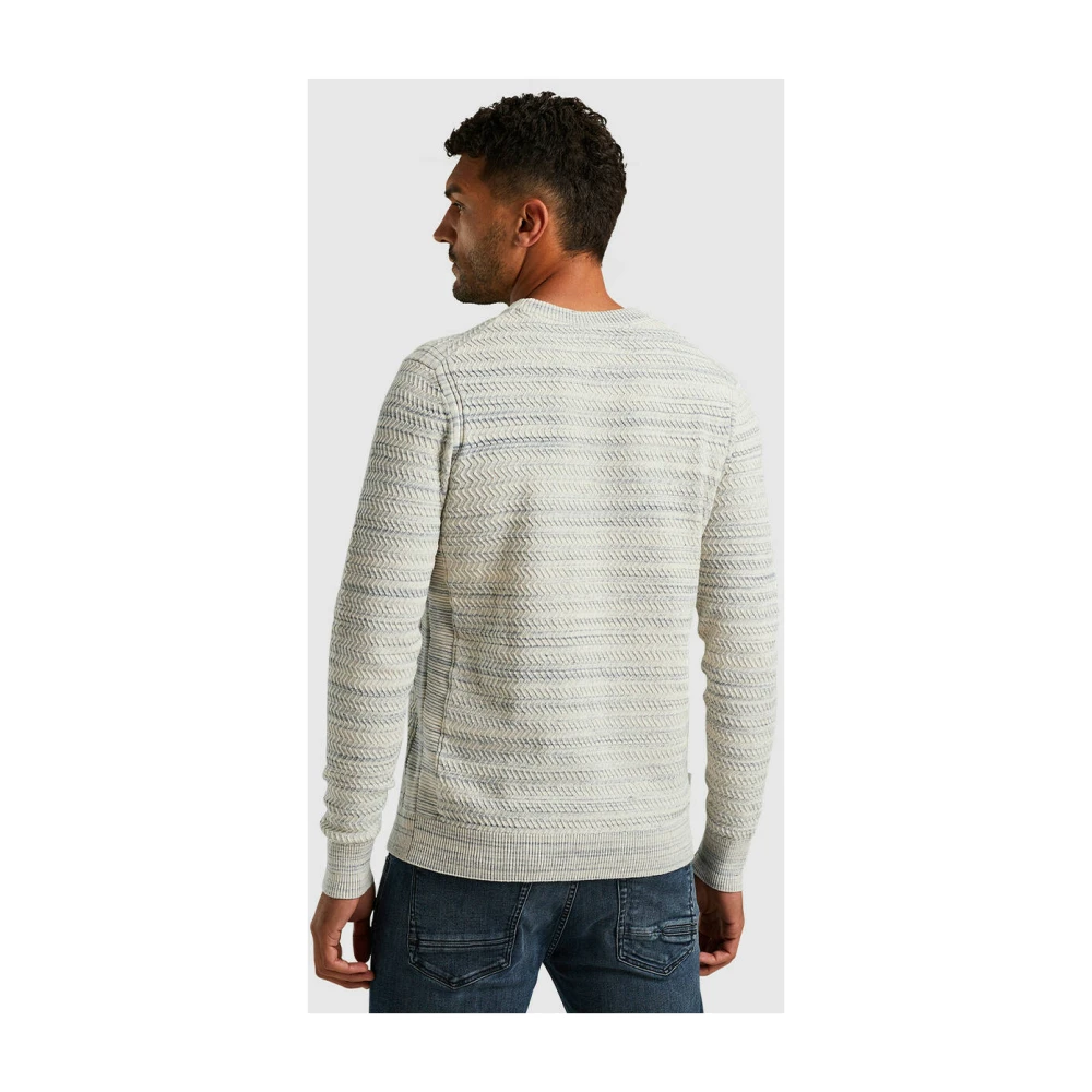 Cast Iron Crewneck Pullover Sweater Gray Heren