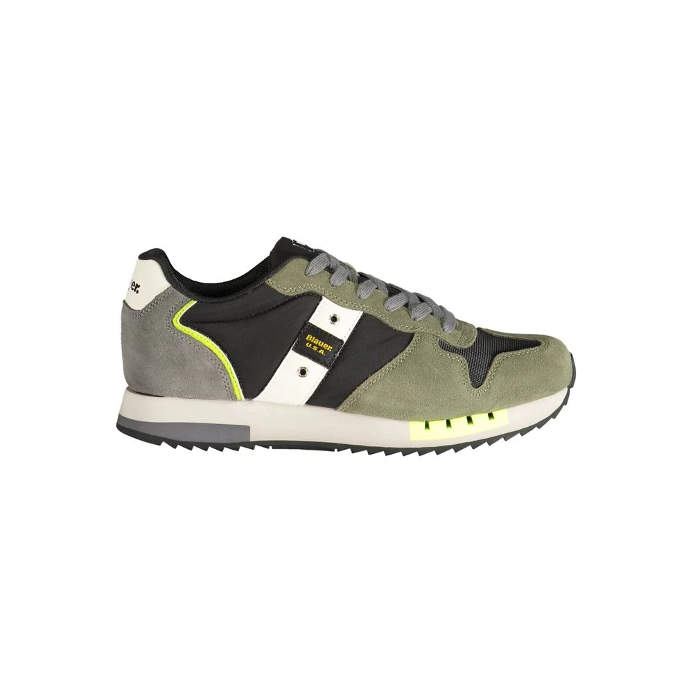 Blauer Men's Green Sneakers,, Polyester Sneaker Size 9 Uk