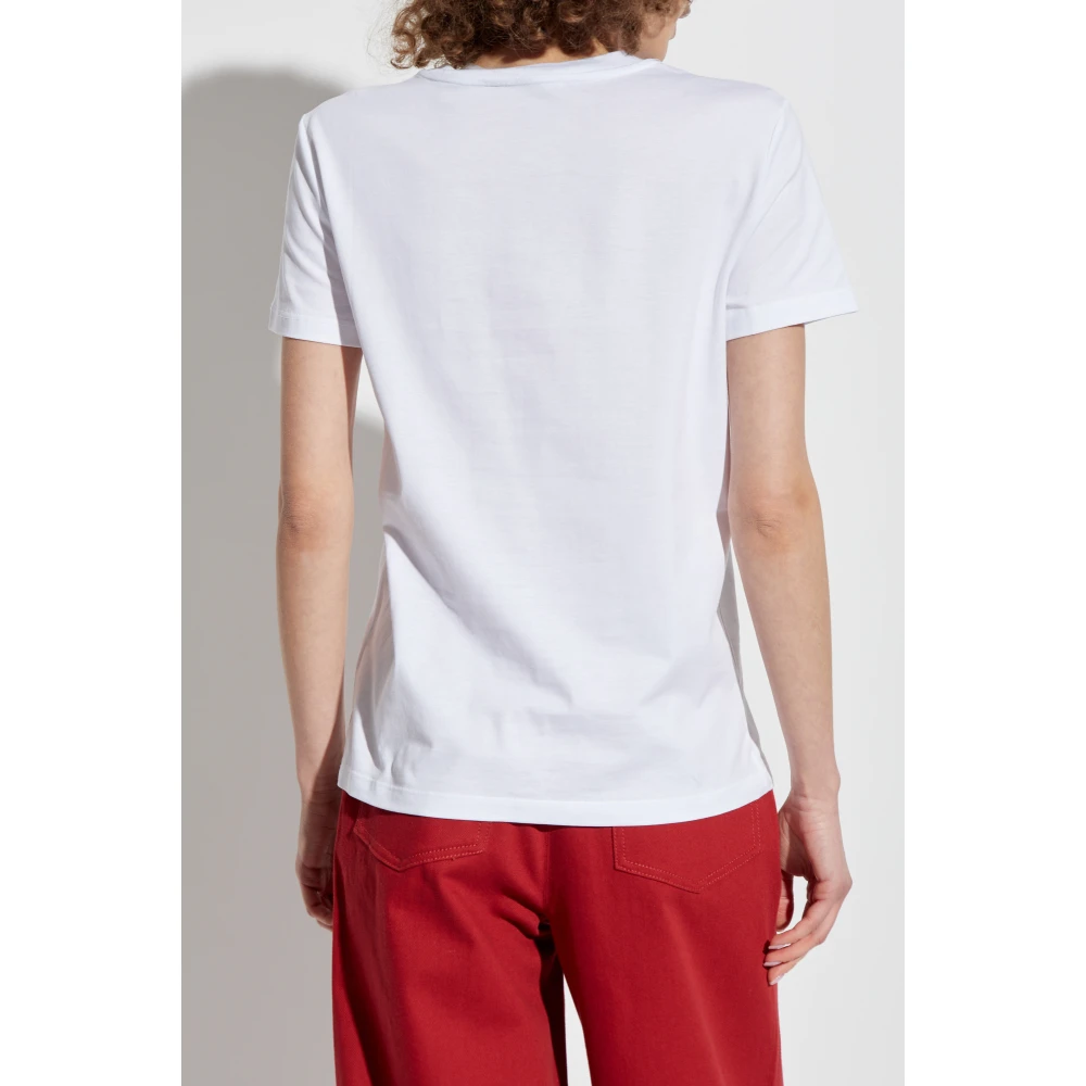 Max Mara T-shirt Nunzio White Dames