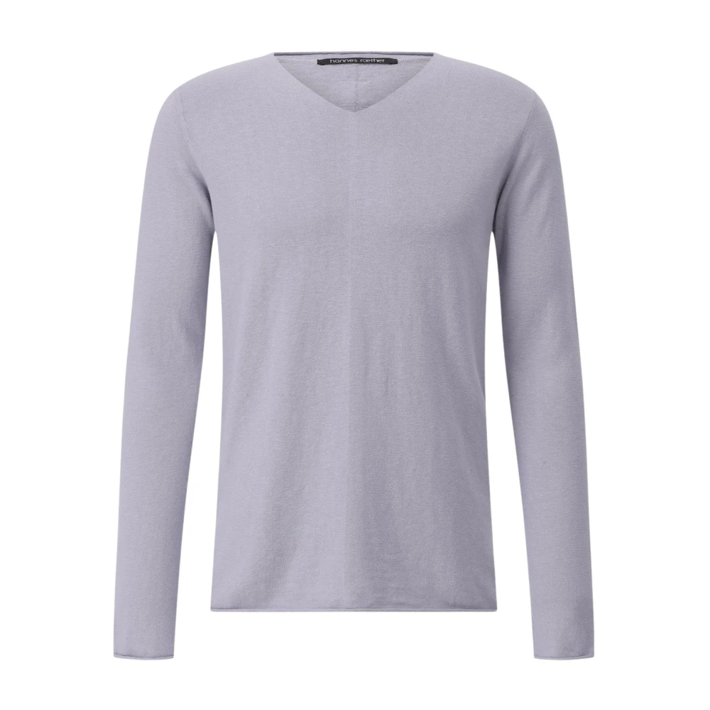Knitwear > V-neck Knitwear - - Hannes Roether - Modalova