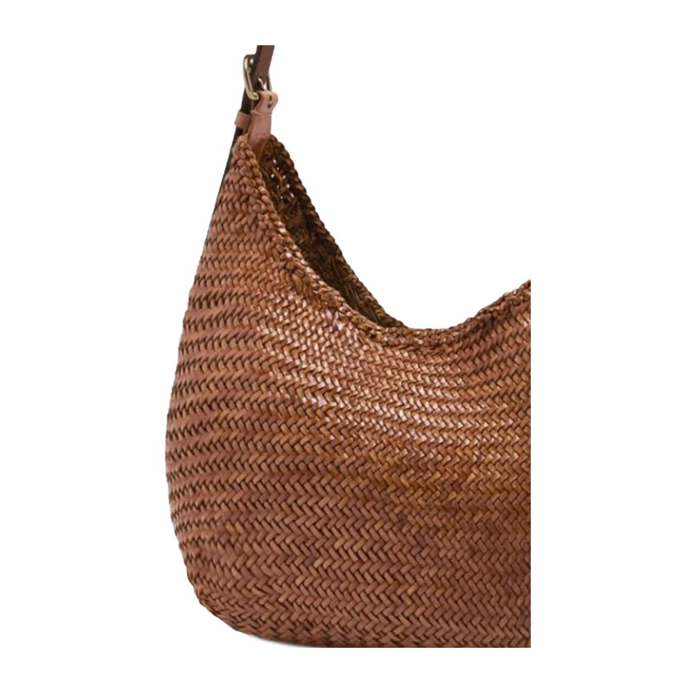 Dragon Diffusion Bruine Leren Handtas voor Vrouwen Brown Dames